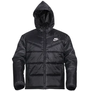 Nike Classic Black Winter Hooded Jacket